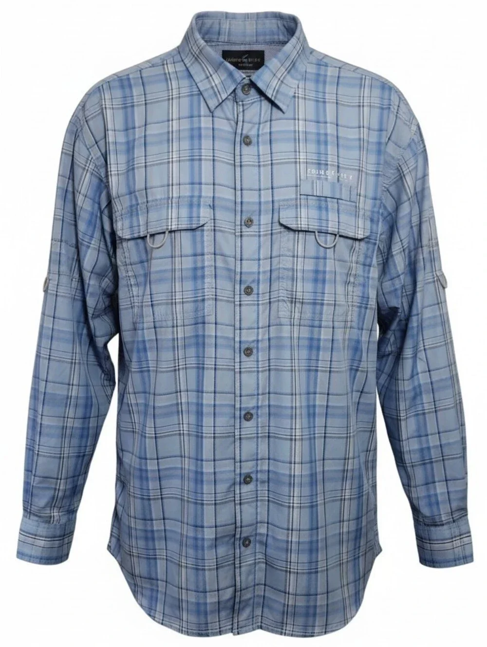 Field & Stream men's plaid fishing  button down shirt size XXL moisture wicking